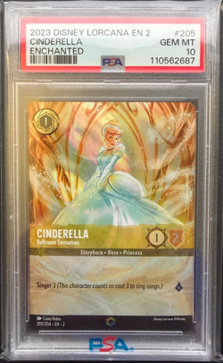 Disney Lorcana - Cinderella - Ballroom Sensation - Enchanted - PSA 10 💎🔥 - Image 1