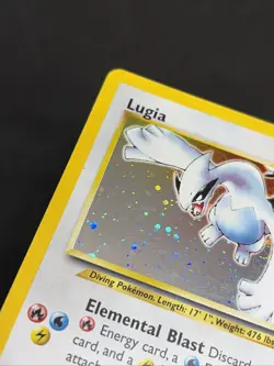 Pokemon Neo Genesis Lugia TCG Holo Rare Card 9/111 Unlimited LP - Image 3