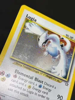 Pokemon Neo Genesis Lugia TCG Holo Rare Card 9/111 Unlimited LP - Image 4
