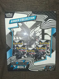 Pokemon TCG: Scarlet & Violet Black Bolt Binder Collection Factory Sealed Box - Image 1