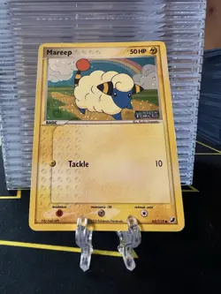 Mareep Reverse Holo Stamp 62/115 Unseen Forces Pokemon Card HP- Condition - Image 1