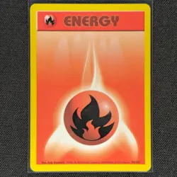 Fire Energy - 98/102 - Common - Base Set - Pokemon Card - VLP - Image 1
