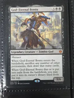 God-Eternal Bontu X1 WAR MTG War Of The Spark - Image 1