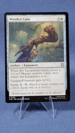 Wooden Cane - 0106 - TMC - Teenage Mutant Ninja Turtles - MTG NM/M 🔮 - Image 1