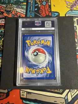 2000 POKEMON PROMO BLACK STAR POKEMON LEAGUE #9 MEW-HOLO PSA 7 Vintage Ft5 - Image 2