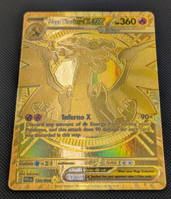 Mega Charizard X ex - 130/094 Phantasmal Flames Gold Pokemon - NM (READ) - Image 1