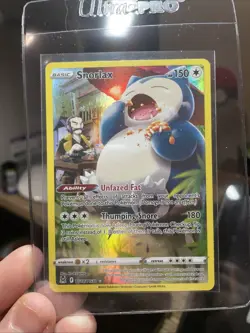 2022 Pokemon SWSH Lost Origin SNORLAX TG10/TG3 Ultra Rare Trainer Gallery - Image 3