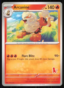 Arcanine My First Battle Pokemon Near Mint - Image 1