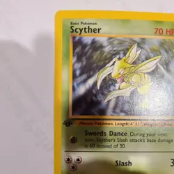 Scyther - 1st Edition - 26/64 Jungle Set - Pokemon TCG - 1999 Never Played NM - Image 2