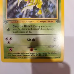 Scyther - 1st Edition - 26/64 Jungle Set - Pokemon TCG - 1999 Never Played NM - Image 4