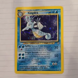 Pokemon Kingdra Neo Genesis 8/111 Holo Rare Unlimited 90 HP The Pokemon Company - Image 1