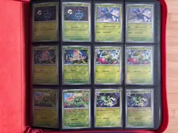 Pokemon Scarlet & Violet Base Set 91% Complete Master Set w/VaultX SV1 Binder - Image 1