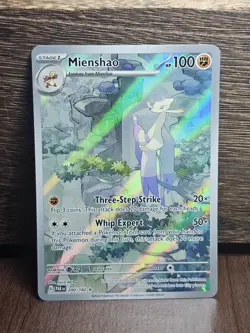 Mienshao 200/182 SV04: Pokemon Paradox Rift Holo Illustration Rare NM - Image 1