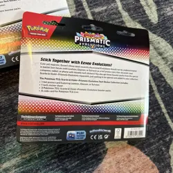 2x Pokemon TCG Prismatic Evolutions Tech Sticker Collection Glaceon + Leafeon - Image 5