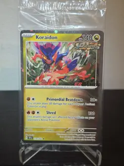 Pokemon TCG Koraidon 119/162 EB Games Stamp Australia Exclusive Sealed US Seller - Image 1