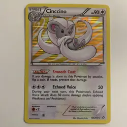 Cinccino 105/113 Legendary Treasures Holo Rare NM Pokemon TCG - Image 1