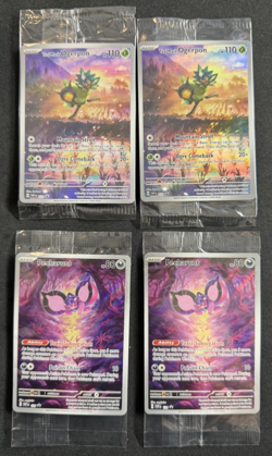 🔥 Pokemon Sealed Promo Lot Kingambit Pecharunt Flutter Mane Iron Bundle Holo Pr - Image 4