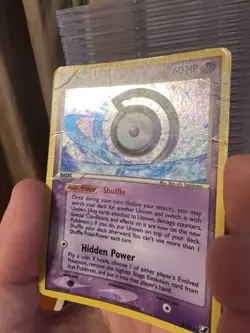 Pokemon Unown (D) D/28 Unseen Forces Holo Rare Basic 60 HP 2005 - Image 3