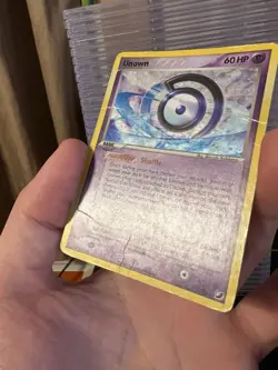 Pokemon Unown (D) D/28 Unseen Forces Holo Rare Basic 60 HP 2005 - Image 4
