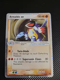 Armaldo EX 16/17 - Pokemon - Pop Series Promo 1 - 2004 Vintage Holo Rare VLP - Image 1