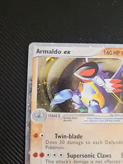 Armaldo EX 16/17 - Pokemon - Pop Series Promo 1 - 2004 Vintage Holo Rare VLP - Image 3