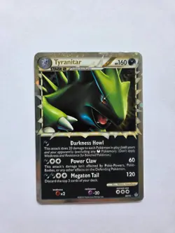 Pokemon Tyranitar Prime LP+ 88/95 HGSS Unleashed Holo - Image 1