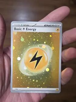HD Cosmos Holo Basic Lightning Energy SVE 004 - Pokemon 151 - Image 1