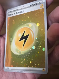 HD Cosmos Holo Basic Lightning Energy SVE 004 - Pokemon 151 - Image 2