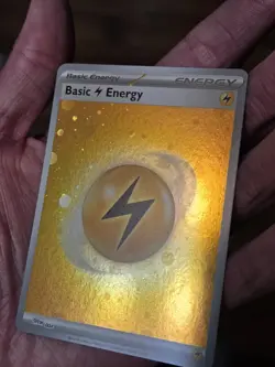 HD Cosmos Holo Basic Lightning Energy SVE 004 - Pokemon 151 - Image 5
