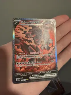 Pokemon Bloodmoon Ursaluna ex 168/131 Sv: Prismatic Evolutions Holo Rare - Image 4