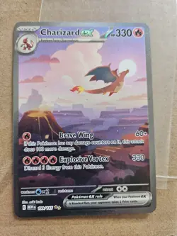 Pokemon TCG Charizard EX 199/165 Scarlet & Violet 151 English Edition - Image 1