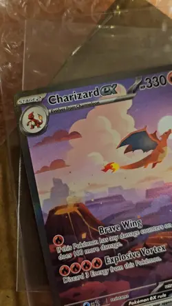 Pokemon TCG Charizard EX 199/165 Scarlet & Violet 151 English Edition - Image 2