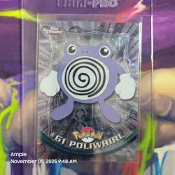 Poliwhirl #61 - Pokemon Topps Chrome TV Animation Edition Holographic - Image 2