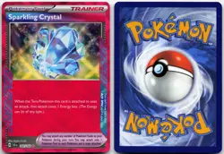 SPARKLING CRYSTAL 142/142 ACE SPEC RARE STELLAR CROWN POKEMON HOLO LP - Image 3