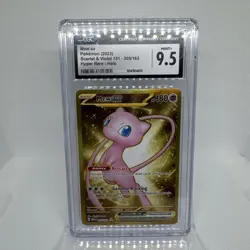 Pokemon Scarlet & Violet 151 Mew EX #205/165 Gold Graded CGC 9.5 Mint+ - Image 1