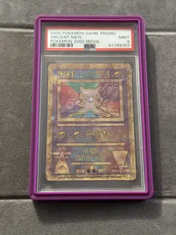 2000 Pokemon Game Promo Ancient Mew Pokemon 2000 Movie PSA 9 Mint - Image 3