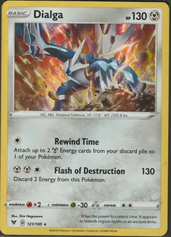 Pokemon TCG - Dialga - Holo - 121/185 - Vivid Voltage - NM - Image 1