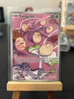 Pokemon TCG Exeggcute 192/191 Sv08 Surging Sparks Holo Illustration Rare 30 HP … - Image 1