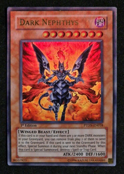 Yugioh Dark Nephthys - PTDN-EN018 Ultra rare 1st ED (LP) - Image 1