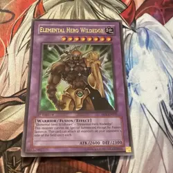 YUGIOH ELEMENTAL HERO WILDEDGE ULTRA RARE 1ST EDITION NM EEN-EN035 EURO - Image 1