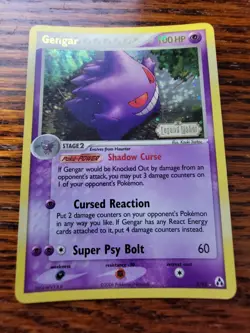 Gengar 5/92 Legend Maker Reverse Holo Ultra Rare Pokemon TCG Nintendo stamped MP - Image 1