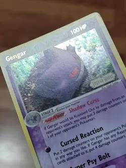 Gengar 5/92 Legend Maker Reverse Holo Ultra Rare Pokemon TCG Nintendo stamped MP - Image 2
