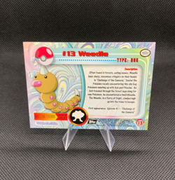 1999 Pokemon TV animation edition card #13 Weedle *NM* - Image 2