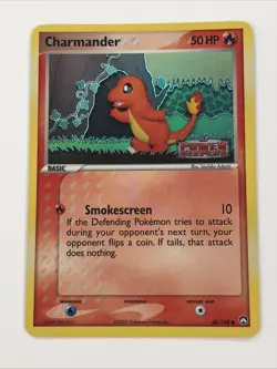 CHARMANDER Card 48/108 Reverse Holo EX Power Keepers STAMPED MP Common TCG - Image 1