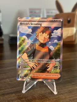 Pokemon TCG - Brock's Scouting - Full Art - 179/159 Sv09: Journey Together - NM - Image 1