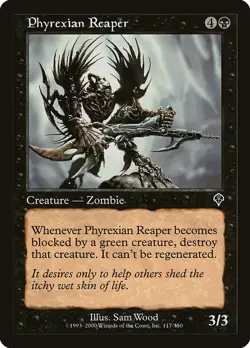 Phyrexian Reaper Foil Invasion 117 NM MTG - Image 1