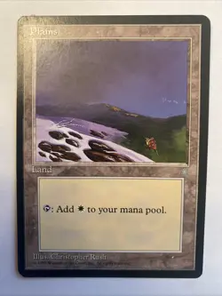 MTG Magic the Gathering 1x MP Snow-Covered Plains - Ice Age x1 - Image 1