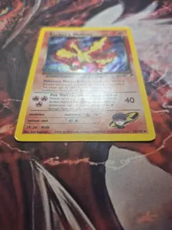 Pokemon TCG Rocket’s Moltres 12/132 Team Rocket Unlimited Holo Rare HP - Image 5