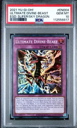 2021 Yu-Gi-Oh! Slifler Sky Dragon BROL-EN000 Astral Rare PSA 10 - Image 1