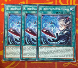 YUGIOH SKY STRIKER SPECIAL MANEUVER - LEMNISGATE! COMMON L26D-ENS24 x3 PLAYSET - Image 1